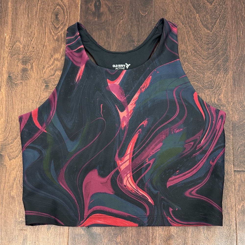 Old Navy Active Powersoft Girls Active Top Crop Dance Sports, size Large 10/12